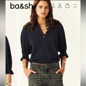 BA&SH short sleeve sweater small